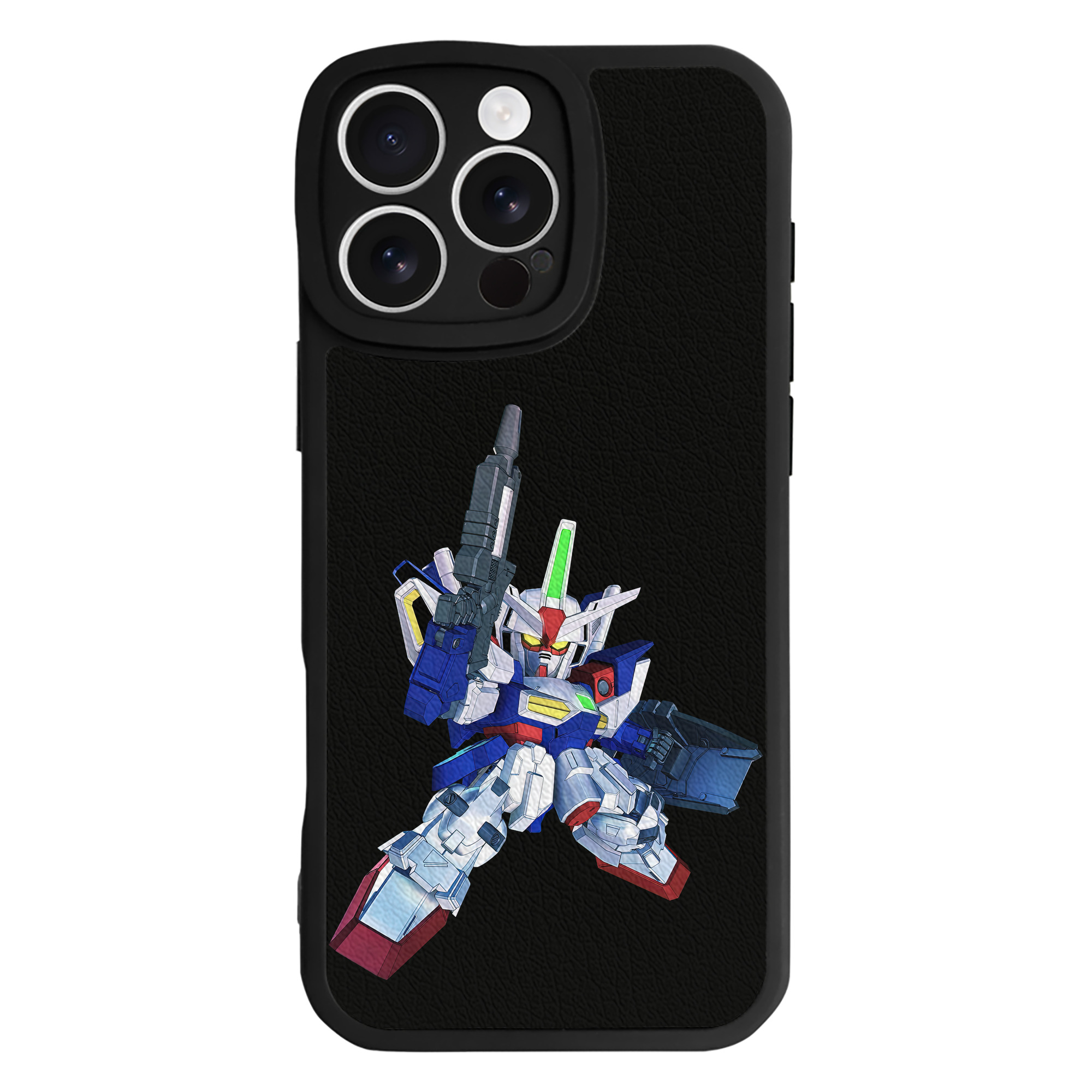 （画像用） 機動戦士ガンダム Mobile Suit Gundam 【iPhone 16シリーズ対応】シリコンスマホケース（レザー調） 材質：シリコン